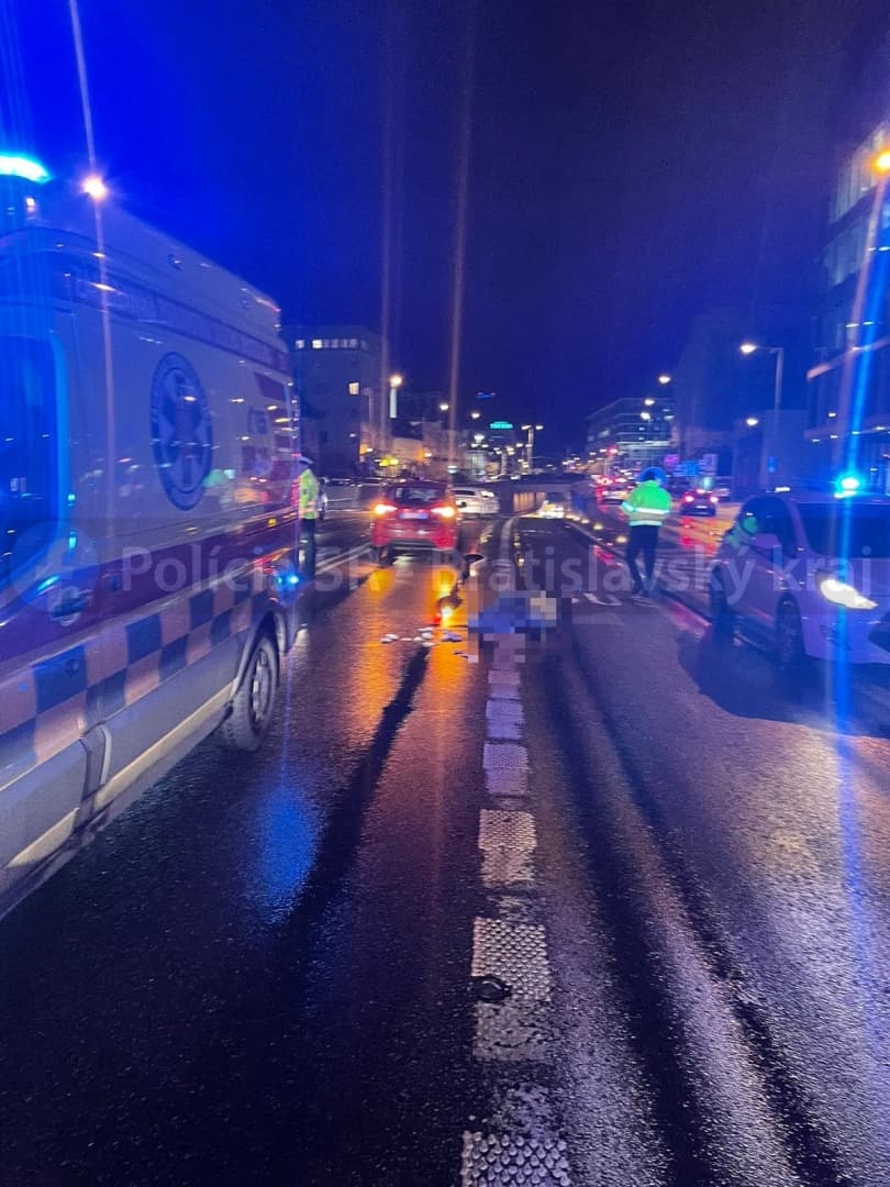 Halálos gázolás történt Pozsonyban, a sofőr elhajtott a helyszínről