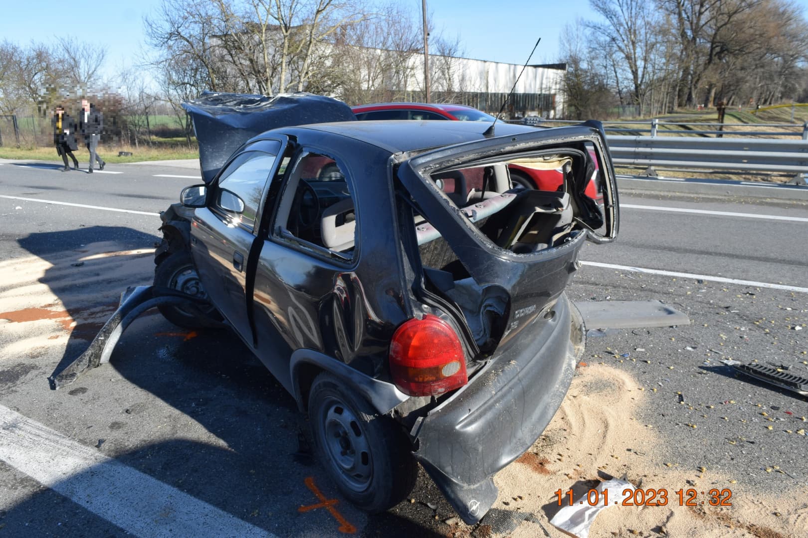 BALESET: Négy autó ütközött Nagymegyer és Alistál között a 63-ason