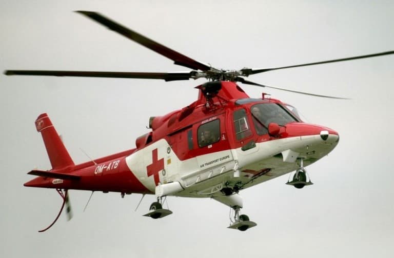 Súlyos munkabaleset: mentőhelikopterrel vitték kórházba a 46 éves férfit