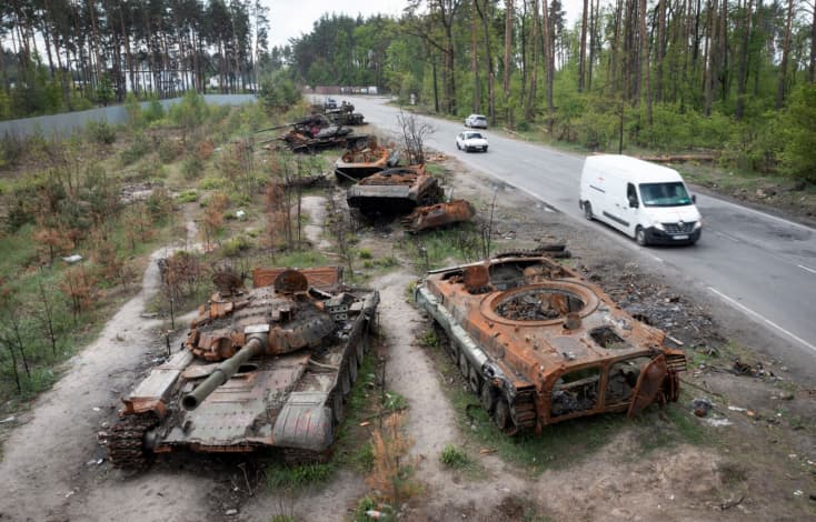 Elesett katonák holttesteit cserélte ki egymás közt az ukrán és az orosz fél