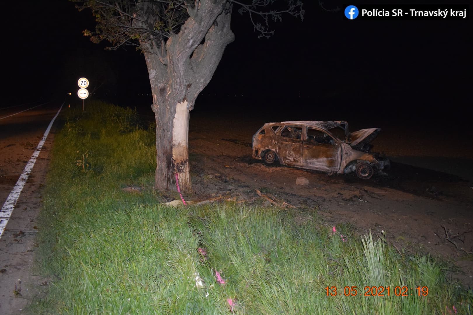 BORZALOM: Fának csapódott a Kia, halálra égett a sofőrje