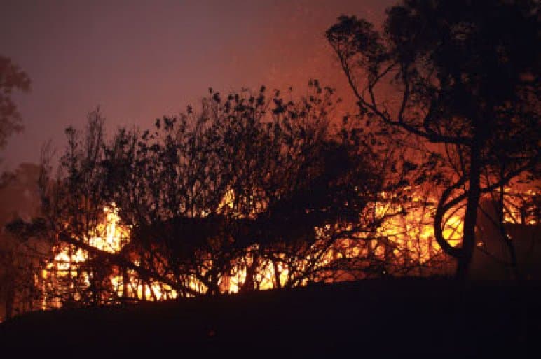 Házakat tett a földdel egyenlővé az ausztráliai erdőtűz