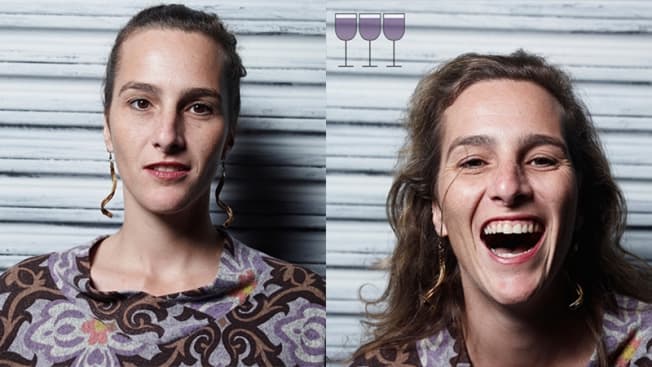 Így néz ki az emberek arca három pohár bor után