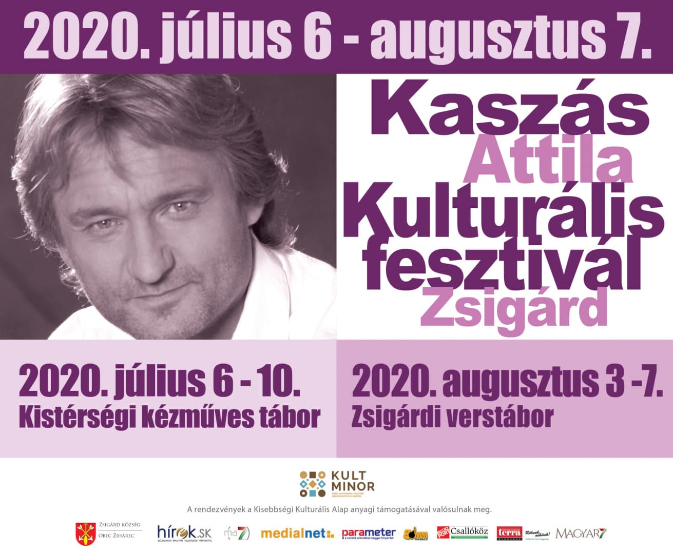 Kaszás Attila Kulturális fesztivál 2020
