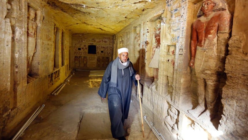 Az év legszebb ókori sírját tárták fel Egyiptomban