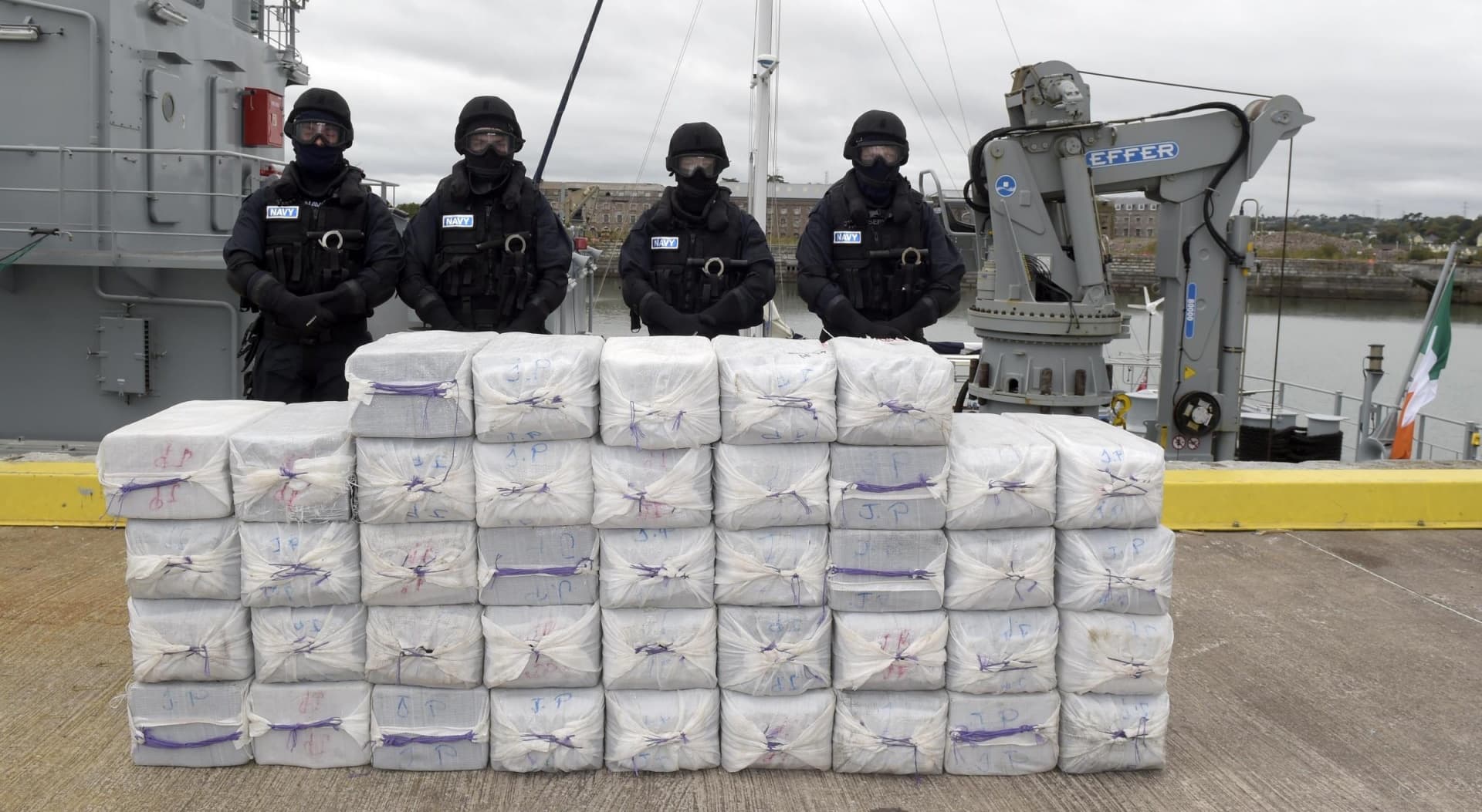 Két tonna kokaint foglaltak le Costa Rica közelében a tengeren
