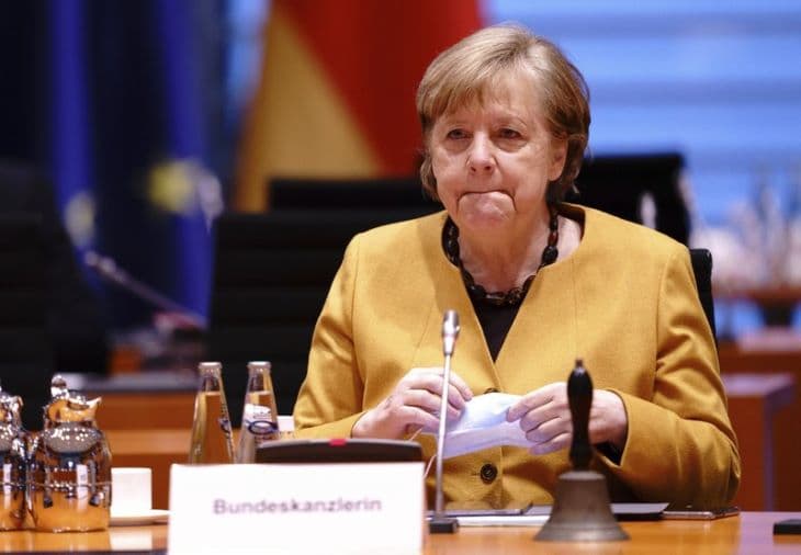Merkel: új járvány kezdődött a brit mutáció szétterejdésével