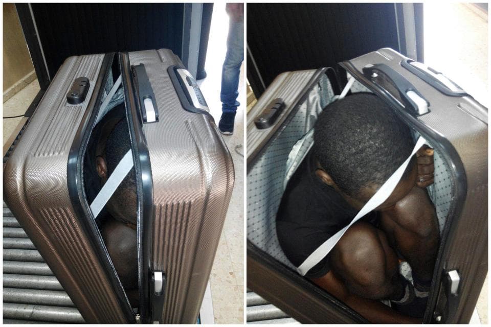Bőröndbe rejtőzve próbált Spanyolországba jutni egy férfi