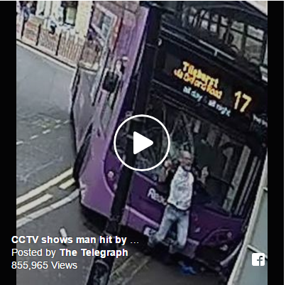 Röptében újjászületett egy busszal elcsapott férfi