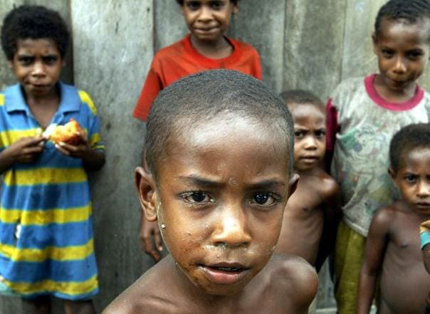 Súlyos éhínség tombol Pápua Új-Guineában
