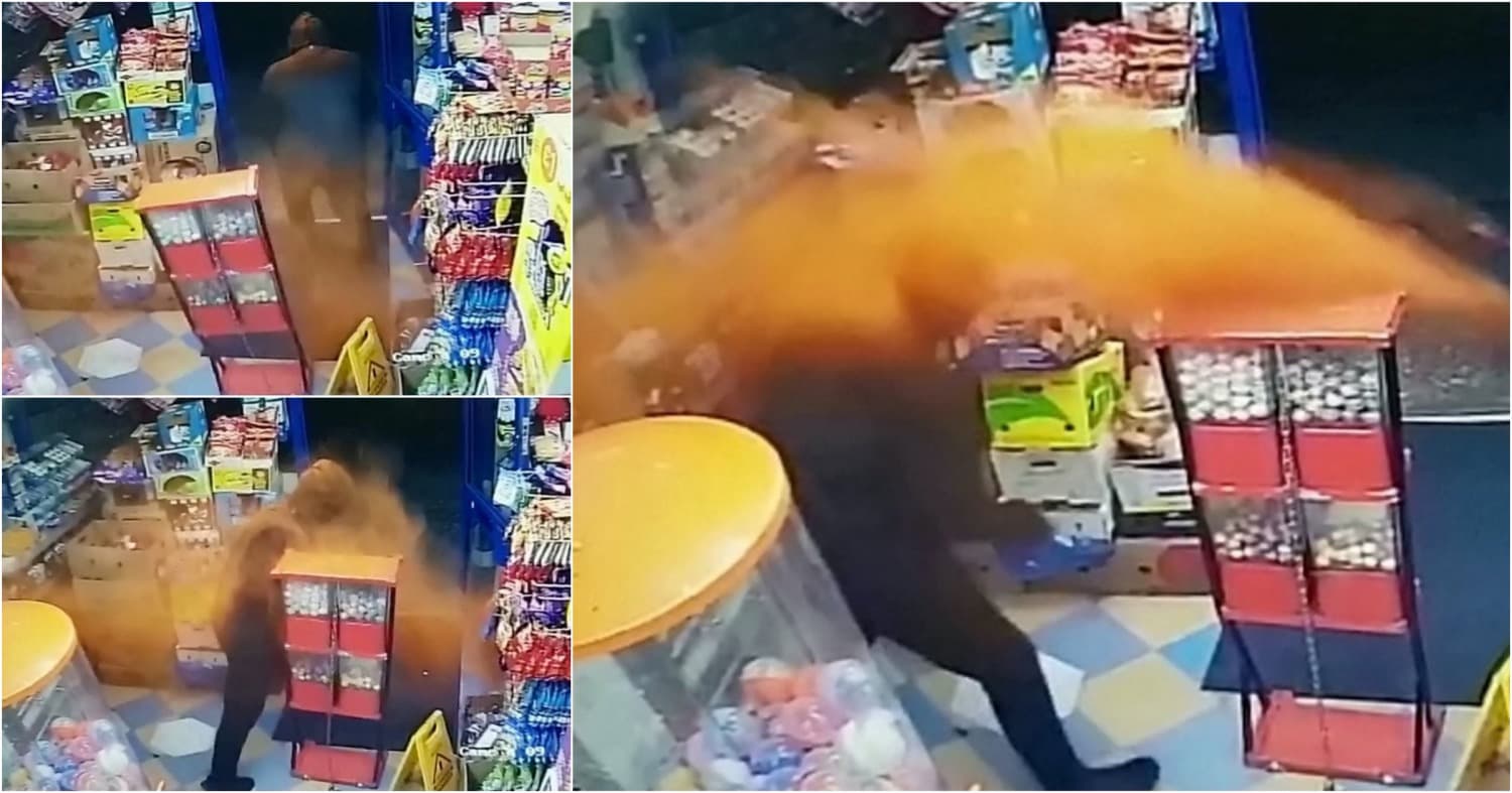 Zokogva menekült ki a boltból a rabló, akit alaposan megleckéztetett a tulajdonos – VIDEÓ 