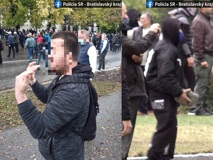 Pozsonyi tüntetés: 25 évet is kaphatnak a rendőröket kövekkel dobáló tüntetők, két férfit gyanúsítottak meg