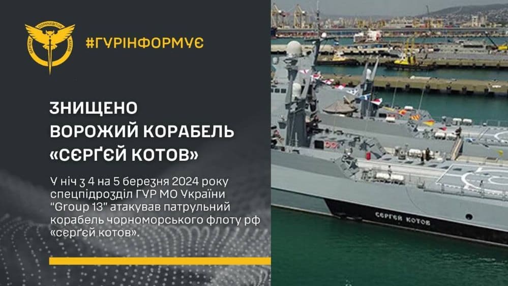 Bombasztikus ukrán siker: ismét likvidáltak egy orosz hadihajót a Fekete-tengeren (VIDEÓ)